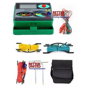 Digital Four Wire Soil Resistivity Tester Automatic Soil Testing Equipment