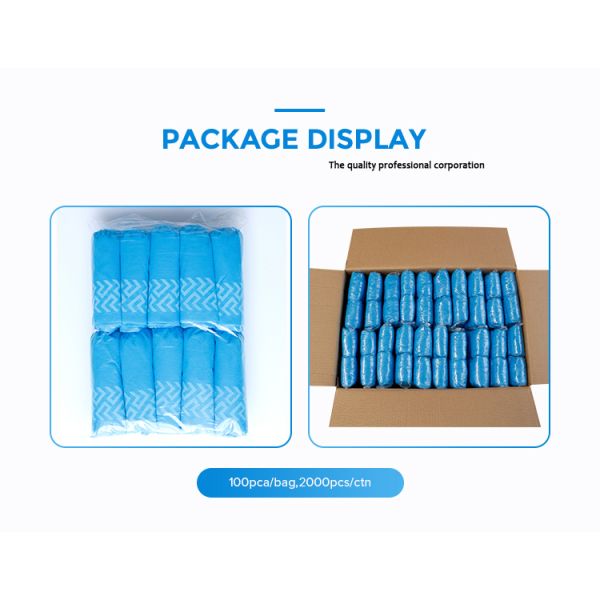 Disposable Surgical 35g PP Nonwoven Anti Slip Boot Covers