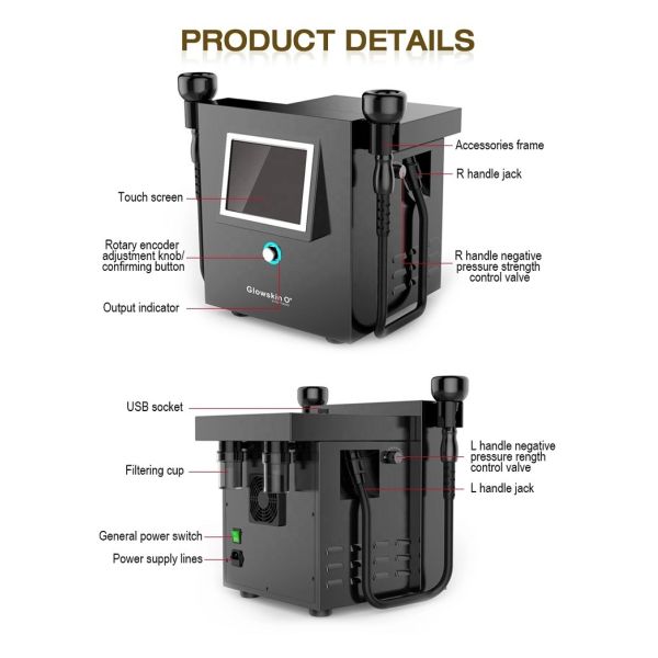 Bipolar BF Infrared Roller Massage Vacuum Cavitation Slimming Machine