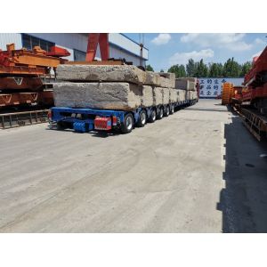 Heavy Duty 180 Tons Multi Hydraulic Axis Low Bed Semi Modular Trailer Lowbed