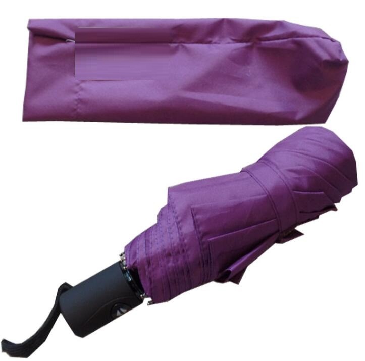 China Windproof Pongee fabric Folding Mini Umbrella With Fiberglass Frame on sale