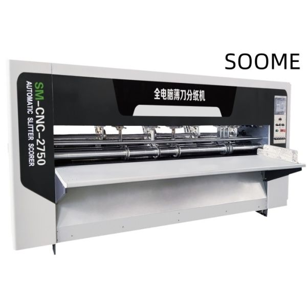 Auto Gap Adjustment Servo Type CNC Thin Blade Slitter Scorer Machine for