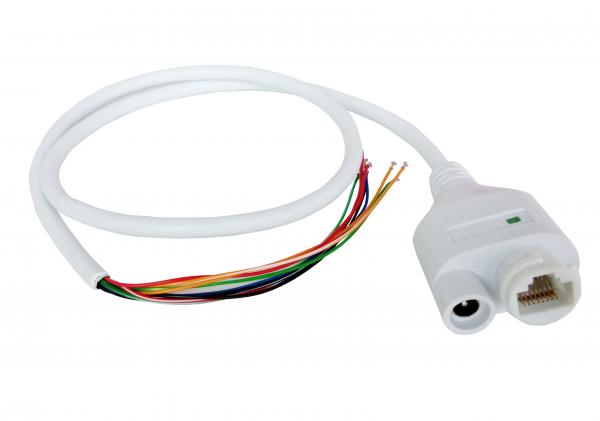 Quality IP67 waterproof RJ45 connector and DC Jack sharing injection modeling IP camera cable for sale