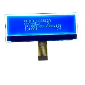 192x48 Dot Matrix LCD Module DFSTN , Transflective Positive ST7525 Driving