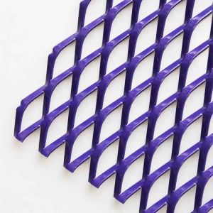 A5052 Anodizing Expanded Aluminum Mesh Cladding For Facade Decoration