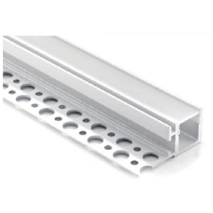 23*16mm Aluminium Gypsum Plaster Trimless Recessed LED Linear Profile