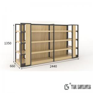 Wholesale 5 Layers Convenience Store Shelves , Retail Metal Shelves 50-70KG Load Capacity from china suppliers
