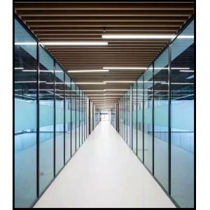 Wholesale Polished Glass Partition Wall Divider ODM For Commercial from china suppliers