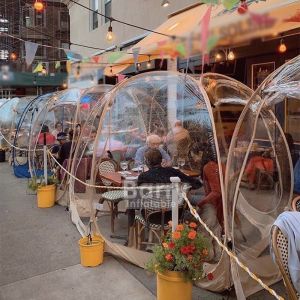 CE And SGS Certified Inflatable Bubble Tent Double Stitching Technology For