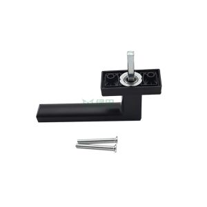 Flap Square Lever Pull Handle Aluminum Alloy Window Door Lever Handle