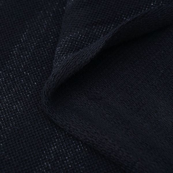 Combing Mercerized Cotton Fabric 21S 330g Stretchy Striped Knit Material