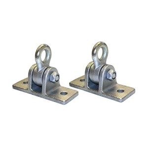 2 Heavy Duty Ductile Iron Swing Hangers for Wooden Sets Includes 2 Snap Hooks