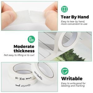 Custom Masking Tape Bulk Drafting Painters White Beige , General Purpose