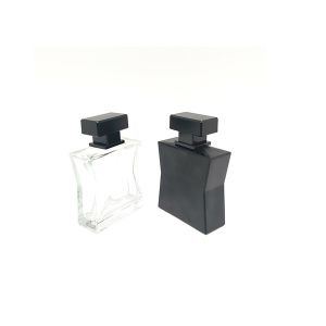Wholesale T - Shirt Shape Empty Refillable Perfume Bottles Transparent And Black Wth Screw Caps from china suppliers
