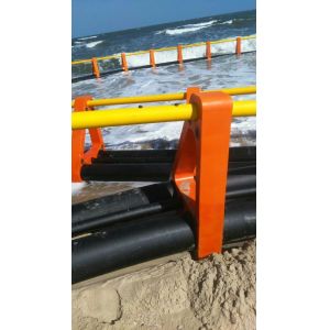 Deep Open Sea HDPE Triangular Brackets Fish Cage with 315mm Floating Pipe in