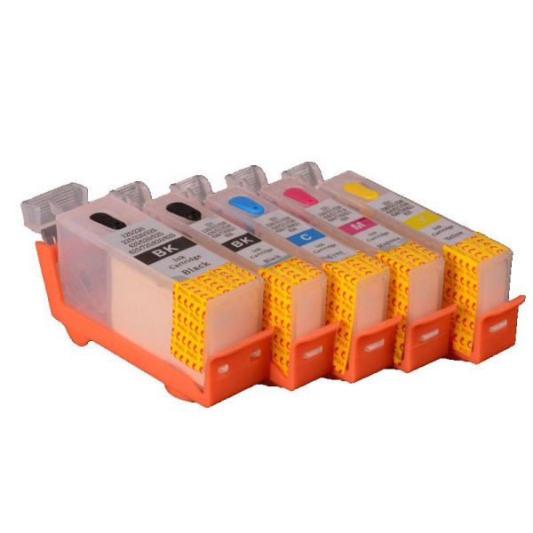 PGI 650 CLI 651 PGI 750CLI Canon Replacement Ink Cartridges With Black / Yellow