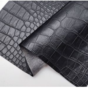 Pvc Crocodile Grain Synthetic Leather Wallet Case Shoes Notebook Leather Fabric