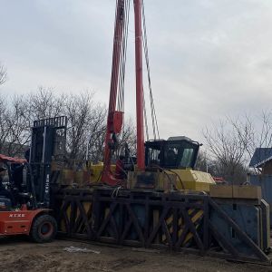 Construction 70T Pipeline Machines Side Arm Pipelayer Crane Yellow