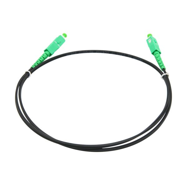 SC APC to SC APC Simplex OS2 Single Mode Fiber Optic Patch Cable