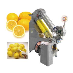 Net Bag Clipping Machine Lemon Mesh Bag Packaging Machine With Multihead Weigher