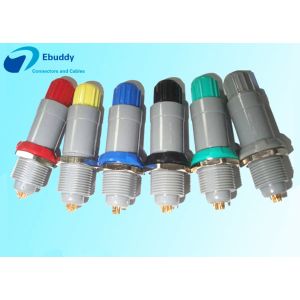 Lemo Type Connector 2 Pin 3 Pin 7pin 4 Pins Self Locking Push Pull Medical