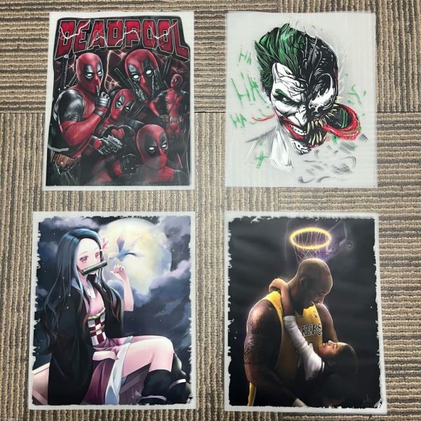 Machine Washable High Stretch Customizable Designs DTF Transfer Heat Transfer Sticker for Apparel