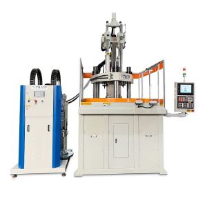 Liquid Silicone Baby Pacifier Making Machine 160T Vertical Injection Molding