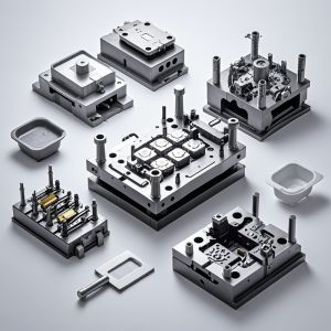Rustproof PETG Plastic Injection Mold With Hot Cold Runner