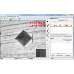Automatic Knoop Vickers Hardness Measurement Software Generate Report With Usb