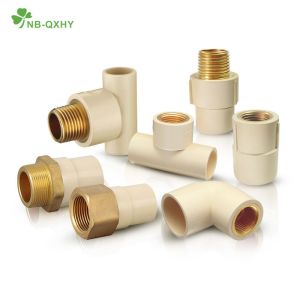 Threaded End Connection CPVC/PVC Male Adapter Brass with ASTM 2846 Standard