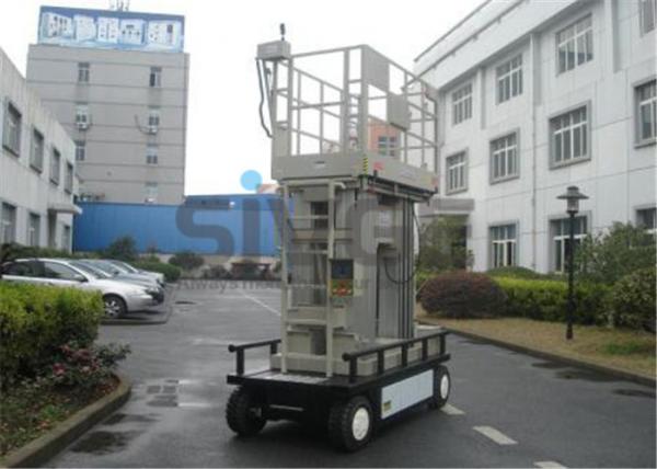 Quality Aluminium Mast Self Propelled  Aerial Lift 12m For Office Buildings for sale