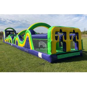 Commercial Outdoor Inflatable Obstacle Courses Challenge Inflatable Party Games