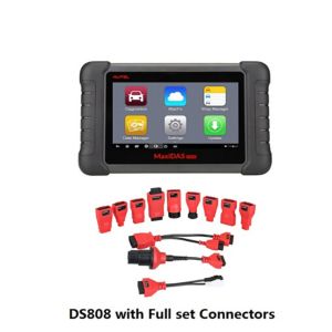 Wholesale Autel Maxidas DS808 OBD2 Diagnostic Tool Upgrad of DS708 with Full set OBDI Adapters automotive Scanner Same Function as from china suppliers