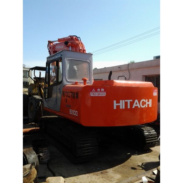 10T weight Used Crawler Excavator Hitachi EX100 A-4BG1 engine with Original Paint