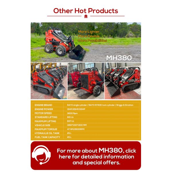 Crawler Loader CE EPA Engine Skid Steer Skidsteer Earth-moving Machinery Skid Steer Backhoe Loader for Sale