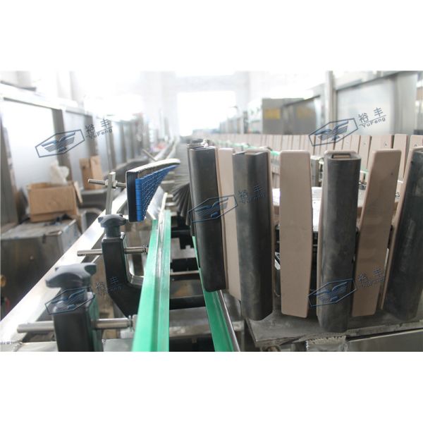 Stainless Steel 304 Bottle Reverse Sterilizer Smoothing Roller Conveyor For Hot