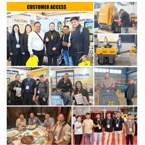 500Kg Walk-Behind Double Drum Mini Compactor Road Roller Vibratory Road Roller