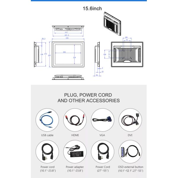 Touchscreen Self Service Kiosk POS System Ordering Machine