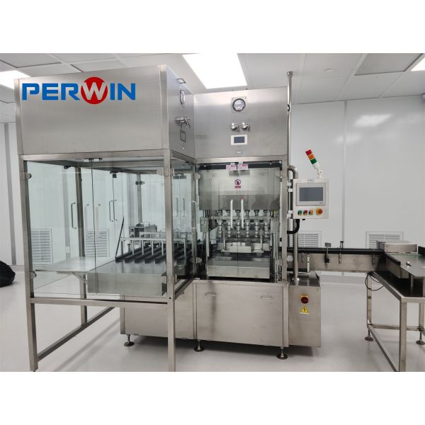 Siemens PLC Six Channel Delta Servo Motor Driven Media Filling Machine with