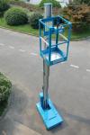 Blue Self Propelled Aerial Lift Single Mast Self Propelled With 5 m Working