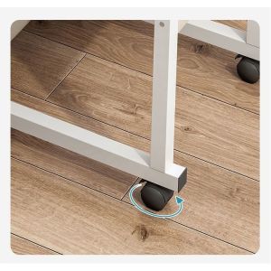 Black/Silver/Custom Frame Manual Height Adjustable Computer Sit Stand Table for