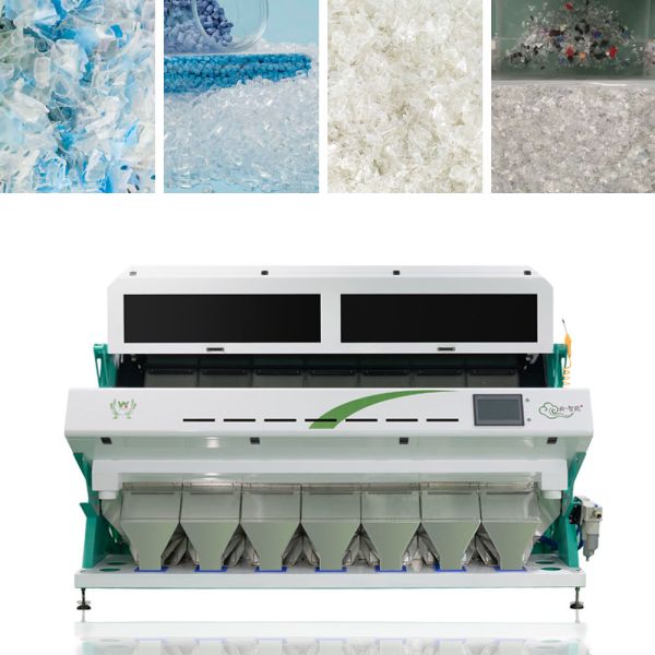 7 Chute Cheapest PP Pet PVC ABS Flakes Color Sorting Machine For Plastic