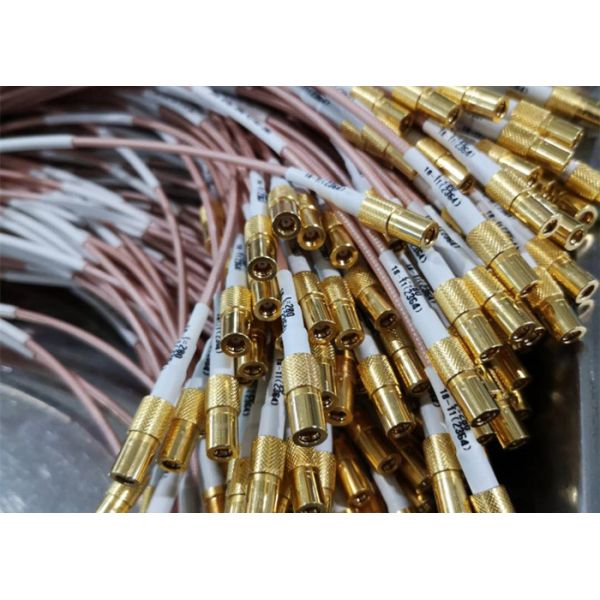 Gold Plated SMB RF Cable Assemblies SMB Female To SMB Female RF Connector(L=280mm))