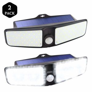 80 LED Outdoor Motion Sensor Light, Solar Motion Lights Outdoor Security for