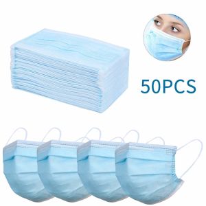 Dust Protection Non Woven Face Mask With 3 Layers Face Protection Pad