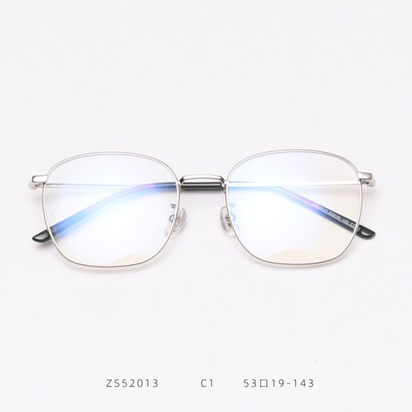 Metal Frame Men Women Oversize Plain Lens Glasses Myopia Optical Eye Glasses