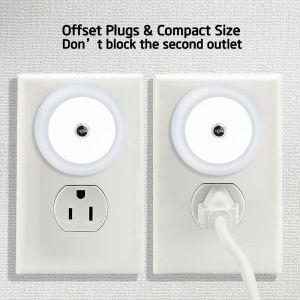 Plug in Led Motion sensor Light Sensor Lamp