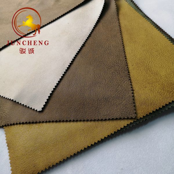 Quality 2019 New Pattern Bronzed Suede Fabric bonded with fleece fabric for sale