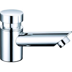 China Basin Mixer Faucet With Chrome Finish And Adjustable Flow T8504N on sale