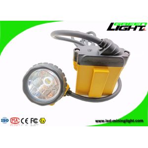 348Lum 25000lux Explosion Proof Mining Headlamp 10.4Ah With Cable